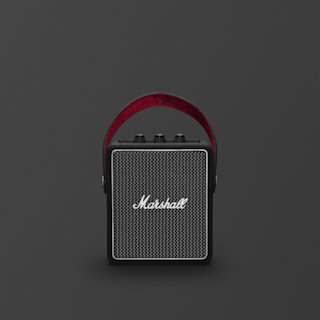 Marshall Stockwell II Black Lautsprecher nach vorne gerichtet.