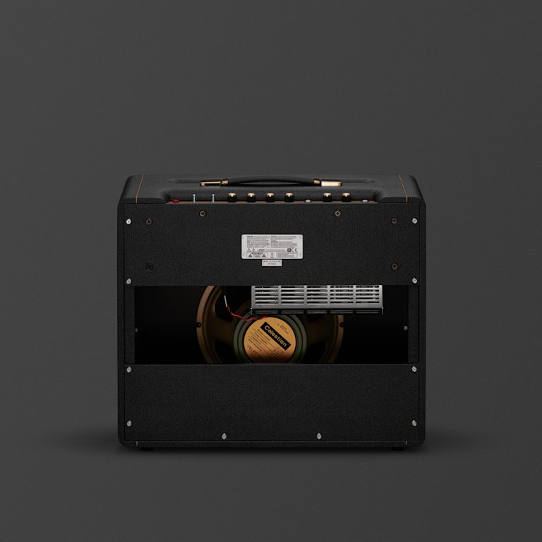 Back of Marshall's 1974X handwired combo.