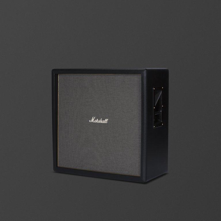Black 4x12” straight base cabinet for the Origin range