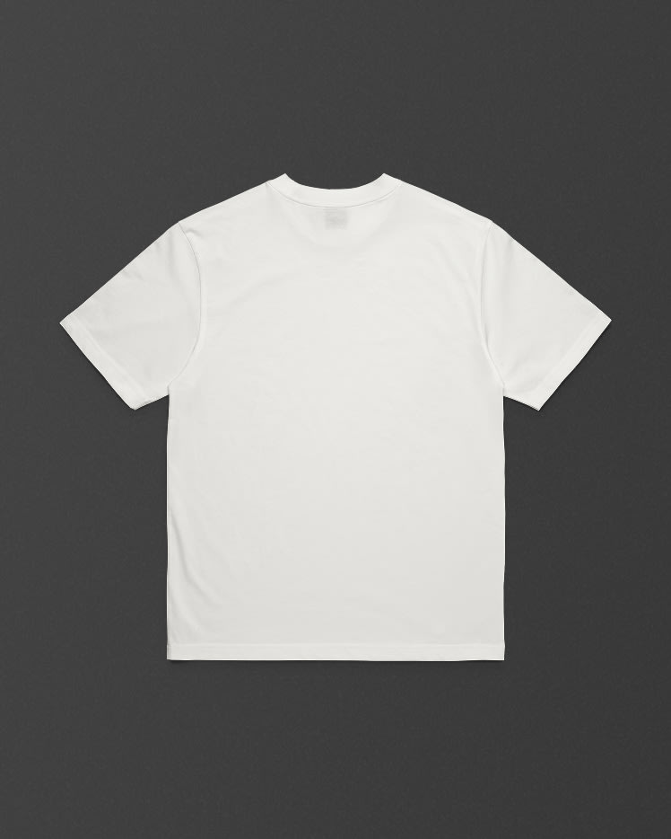 Back view of the Mouth Reissue T-shirt White.