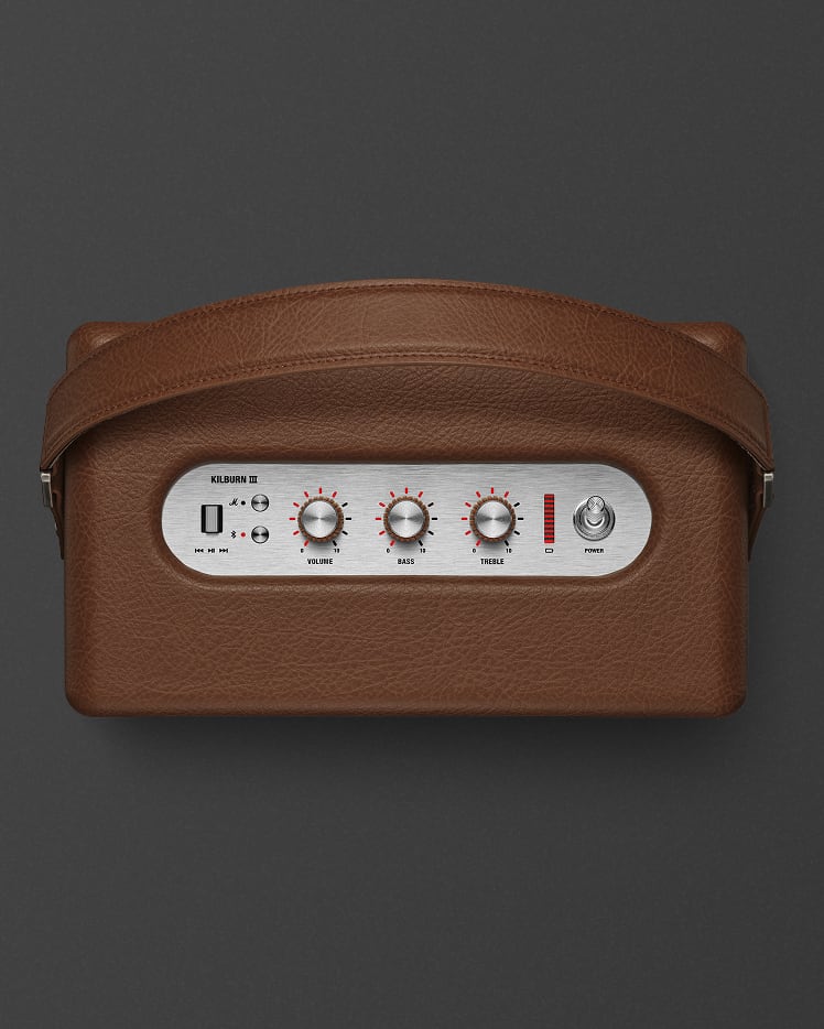 Marshalls Kilburn III en marrón panel superior vista recta