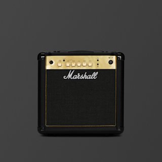 Front facing image of the Marshall MG15G Combo.