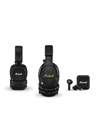 The Marshall headphone products