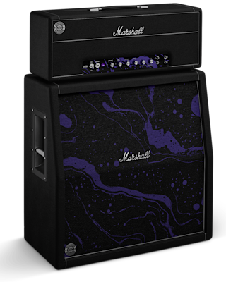 The Marshall X Hendrix 60th anniversary Half stack on an empty bottom