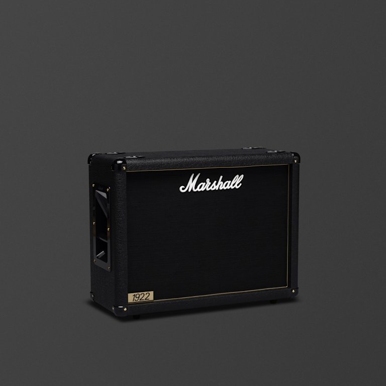 Marshall's 1922 black cabinet.