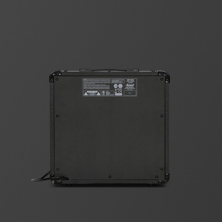 Back view of the Marshall MG15G Combo.