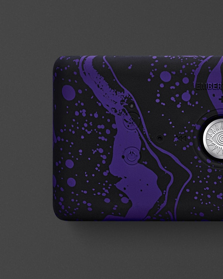 Left side of the top view image of Emberton III Hendrix Edition.