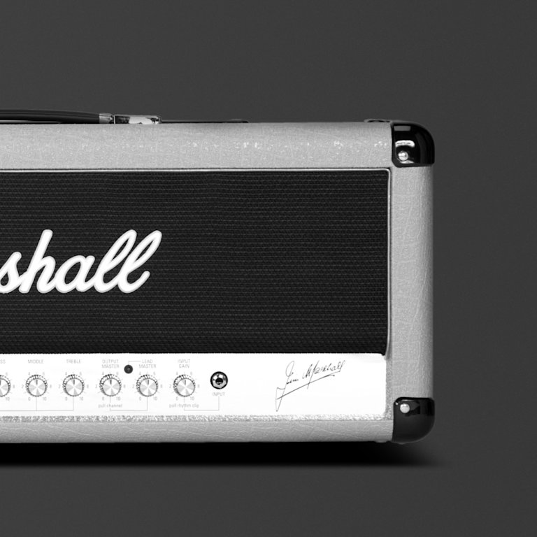 The right half part of the Marshall Silver Jubilee 2555X Vintage Reissue Head.