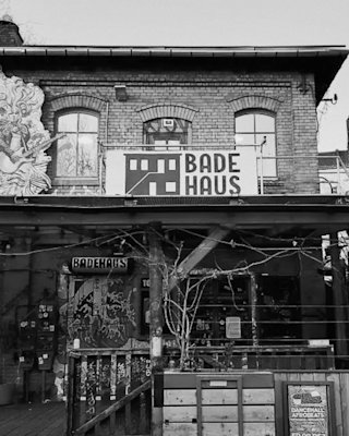 The front of the Badehaus, Berlin