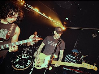 Big Truck playing live on stage