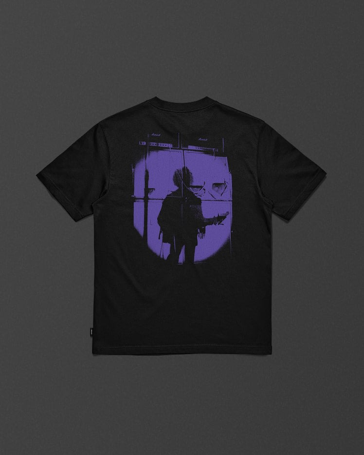 Back side of the Hendrix Shadow T-shirt.
