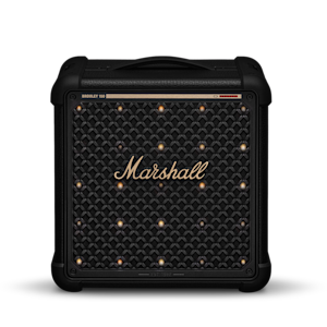 The front of the Marshall Bromley 150 with lights on