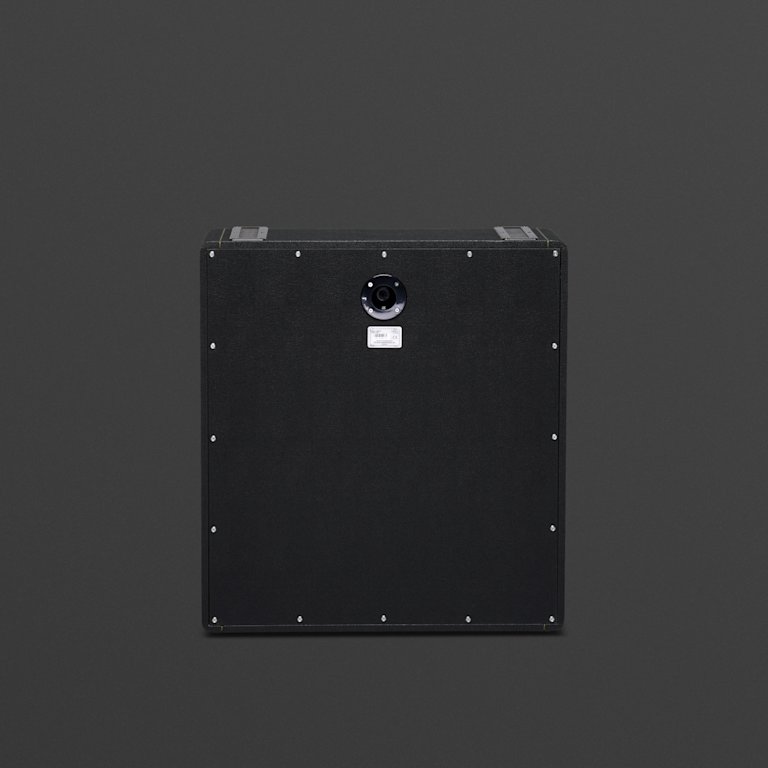 Back of Marshall's 1960TV black cabinet.