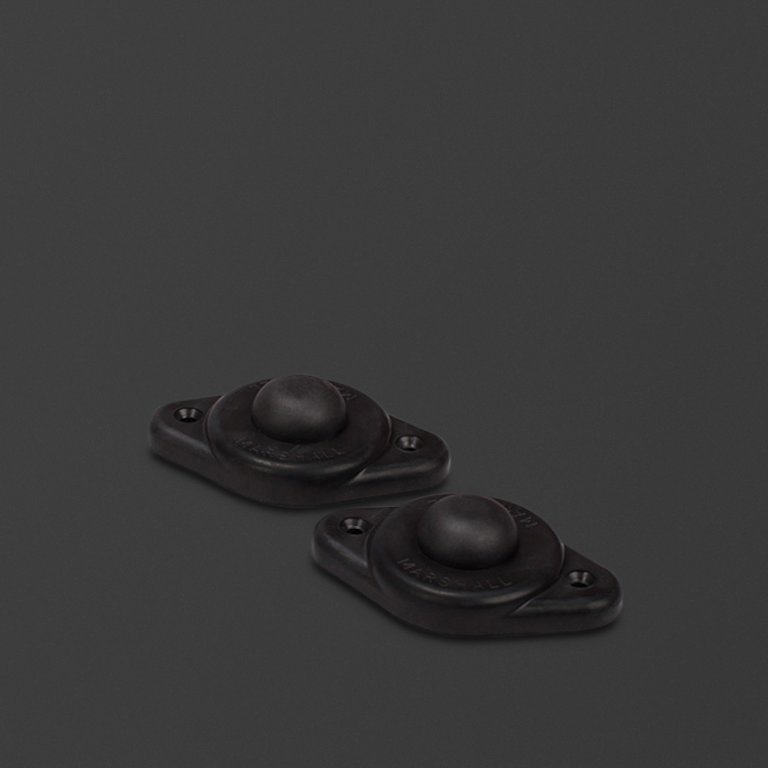 A pair of the Marshall amp feet.