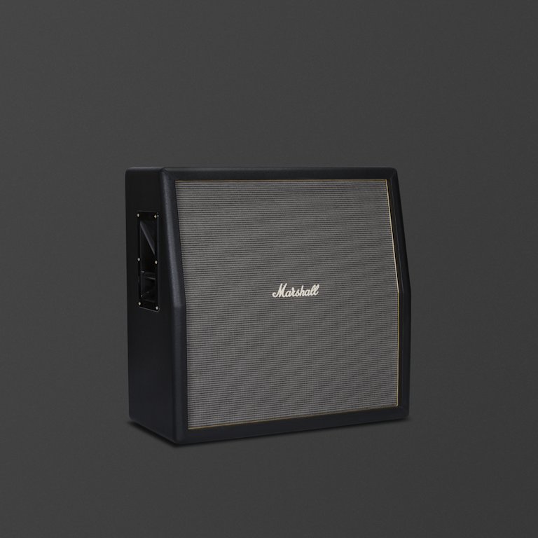 Marshall's Origin412A black cabinet.