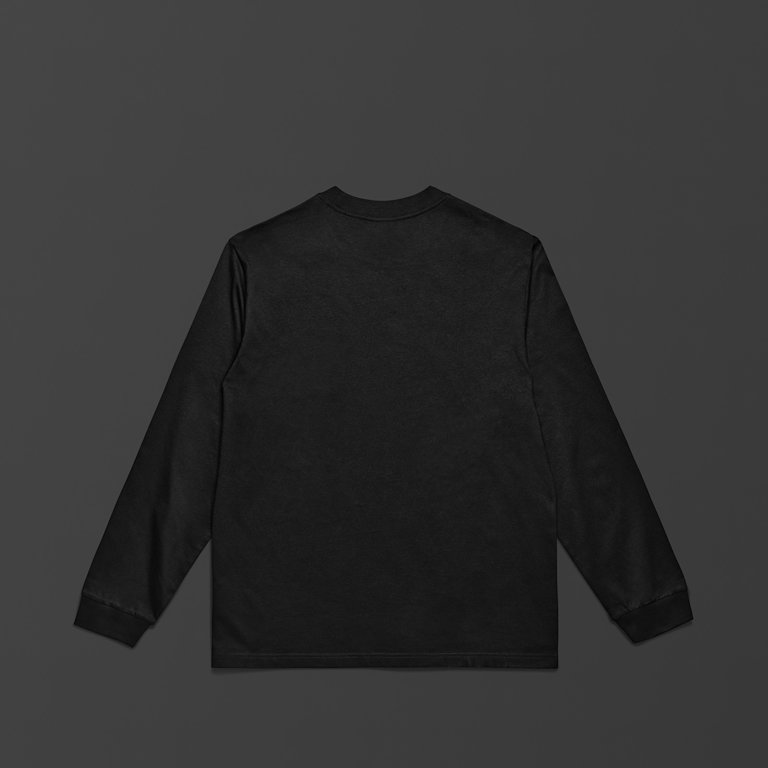 The Marshall standard issue script long sleeve T-shirt back