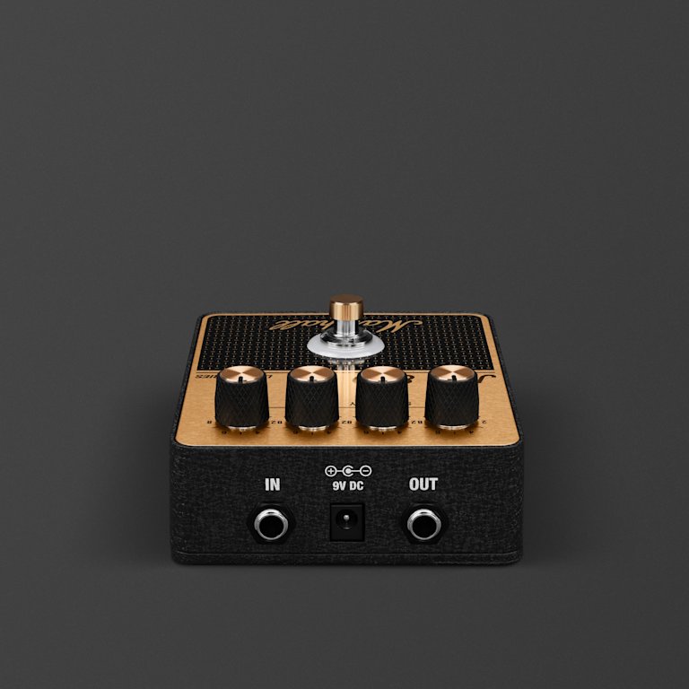 The input and output of the Marshall JCM800 Overdrive pedal.