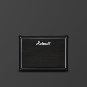 Marshall's MX212 black cabinet.