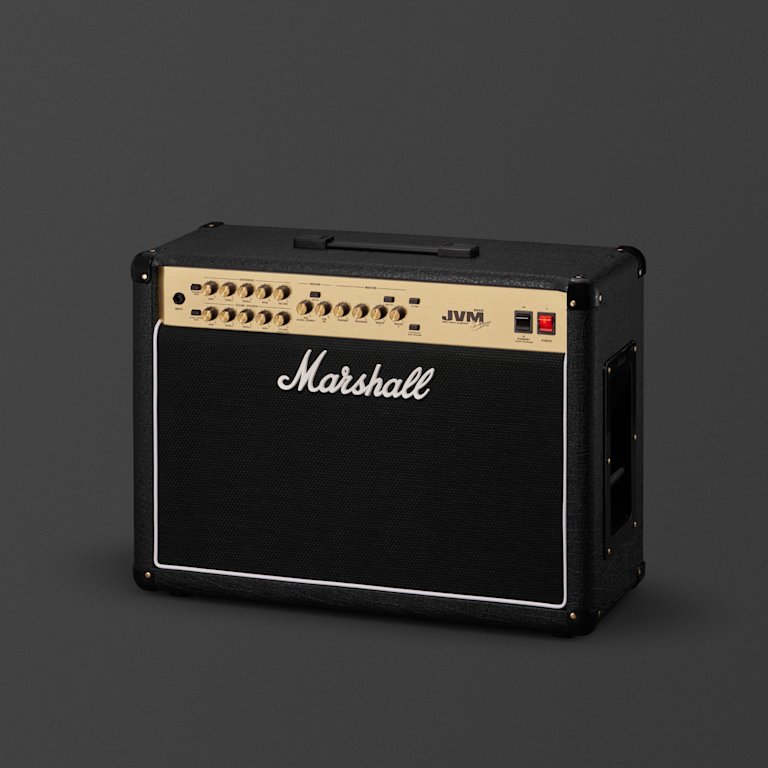 Marshall JVM205C from the right on grey background