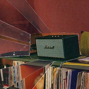 The Stanmore IV Black in the a bookshelf