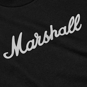 The Marshall standard issue script long sleeve T-shirt in logo front