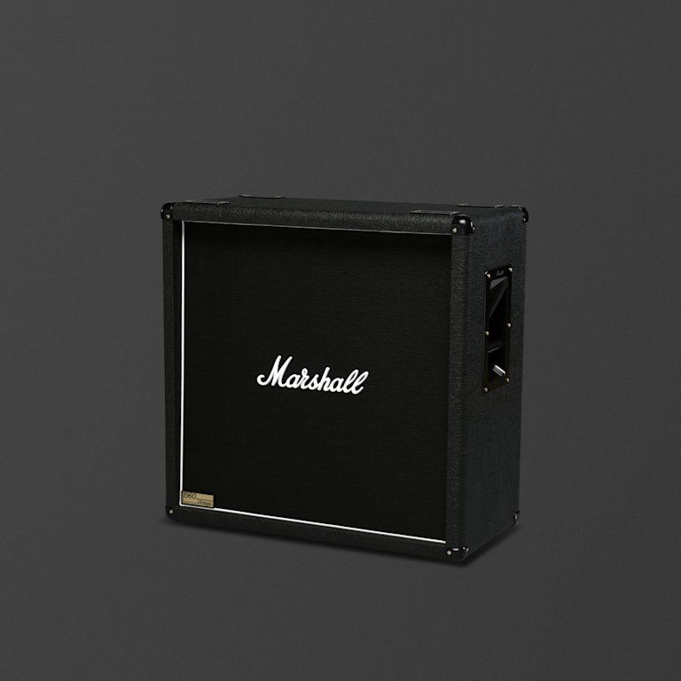 Marshall's 1960BV cabinet in vintage style.