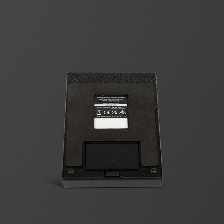 Backside of Marshall Drivemaster pedal