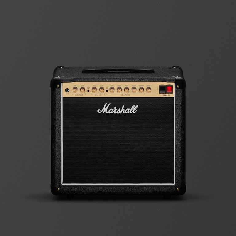 Marshall DSL20C front facing on grey background