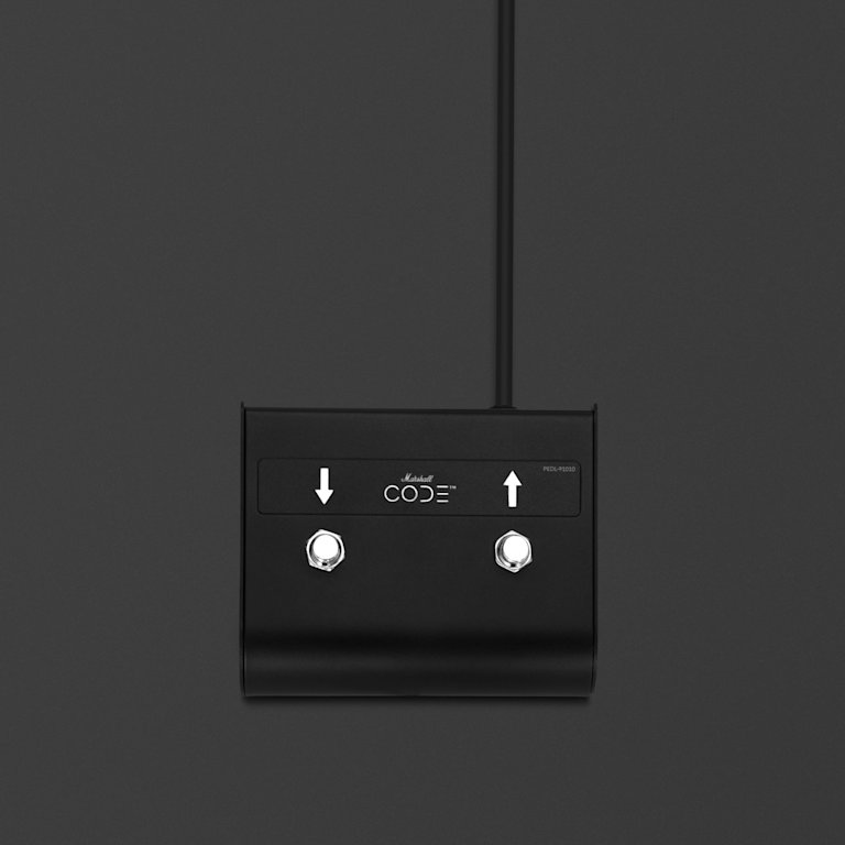 PEDL-91010 Black 2-way momentary footswitch created for Code