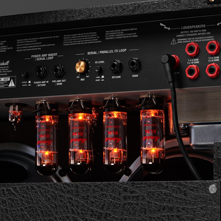 Marshall JVM410C backside zoomed in
