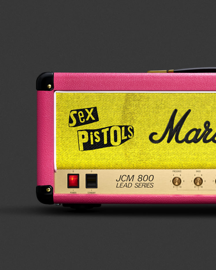 JCM800 Sex Pistols head left side