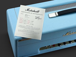 Marshall Certificate of authenticity rests on a 1959 BJA Artist Signature.