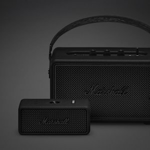 The Marshall Pitch Black range of speakers