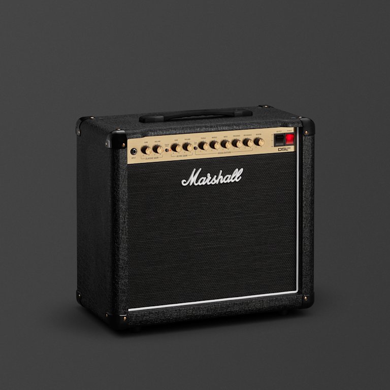 Marshall DSL20C from the side on grey background