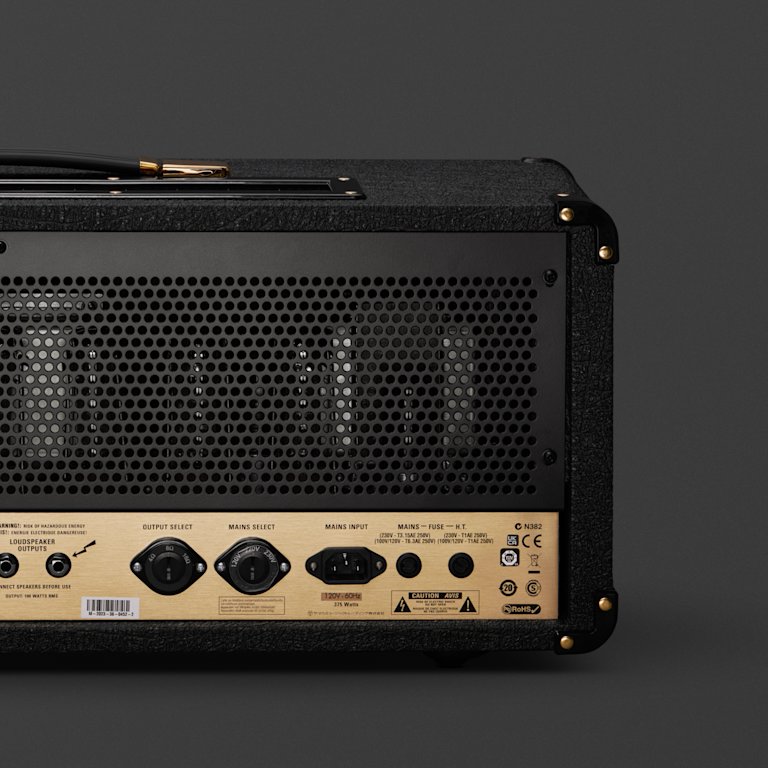 A zoomed in Image of Marshalls JCM800 2203 Head