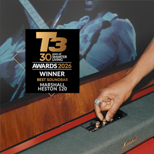 El Marshall Heston 120 con el logotipo del Premio T3