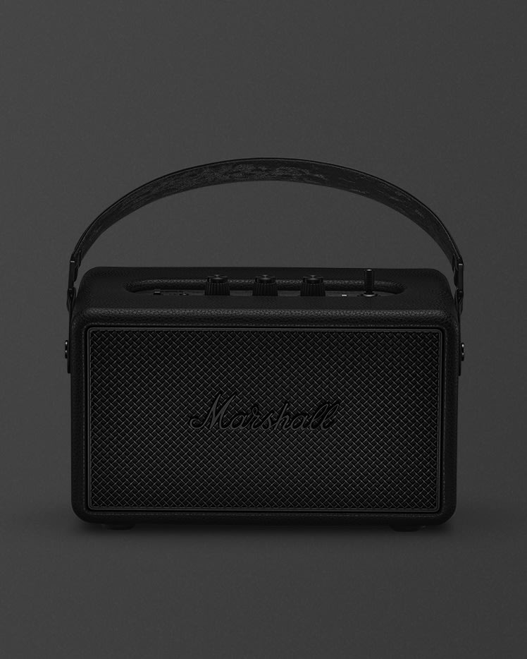 The Kilburn III in Pitch Black front flat angle