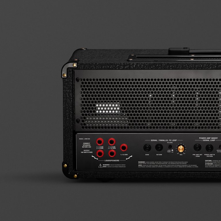 Marshall JVM210H right backside zoomed in