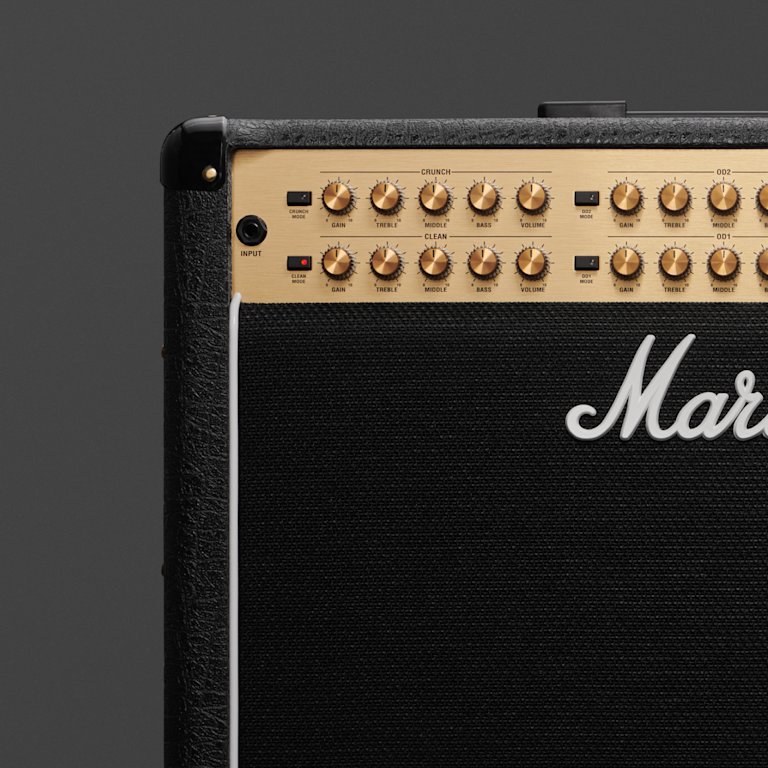 Marshall JVM410C left upper corner zoomed in