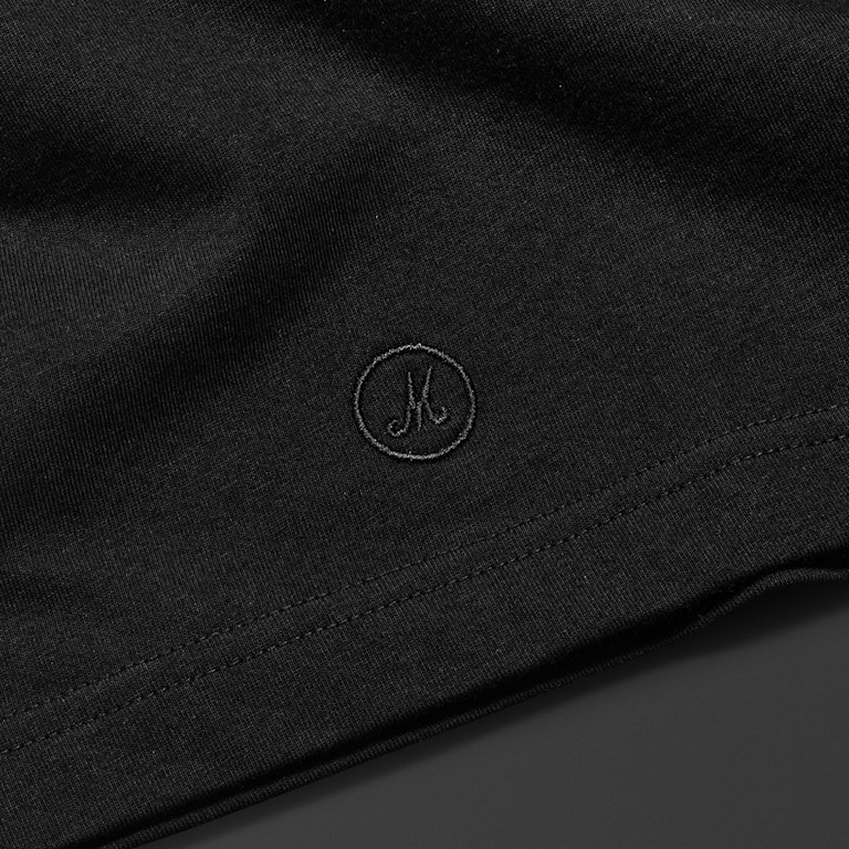 Close-up of the embroidery on the Marshall Heritage Reissue ‘20 Years’ T-shirt