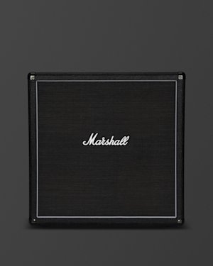 Front panel layout of the MX412B 4x12 Base Cabinet on the Support Articles page.