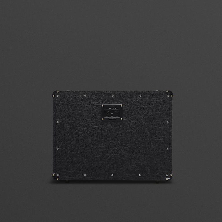 Back of Marshall's 1922 black cabinet.