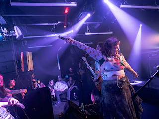 Gen and the Degenerates performing live on stage