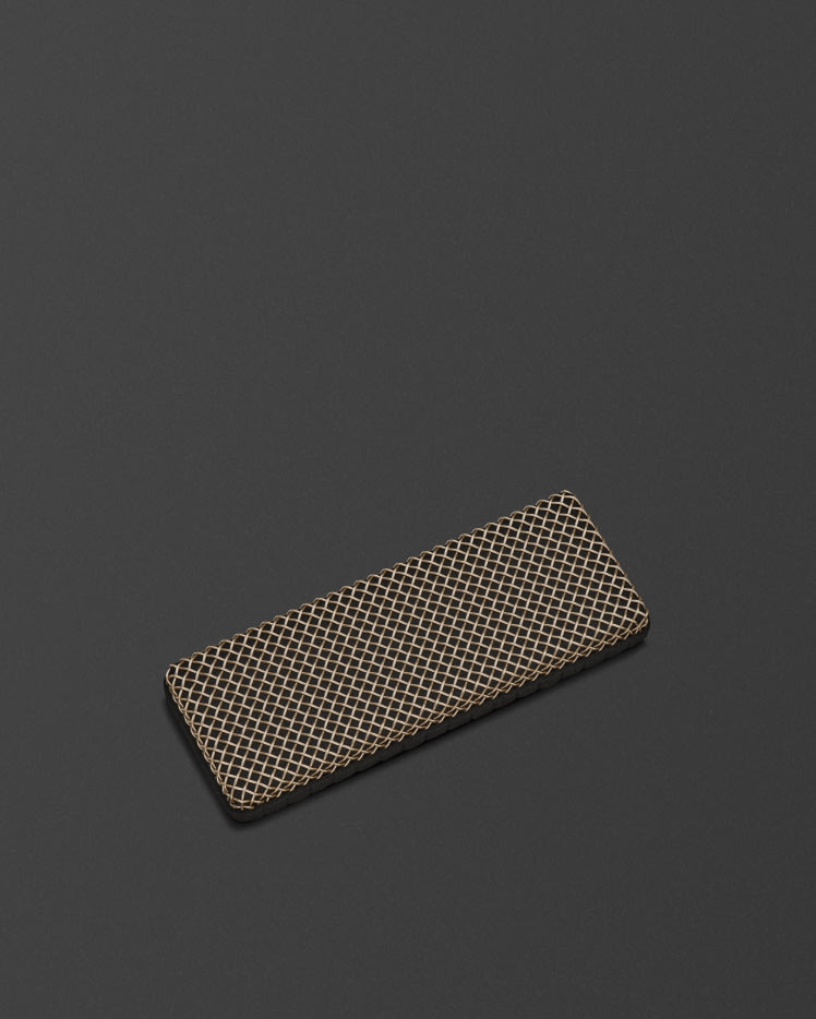 Emberton III Midnight Blue Back Grill against a dark background.