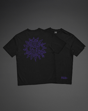Hendrix Cosmic T-shirt front and back view