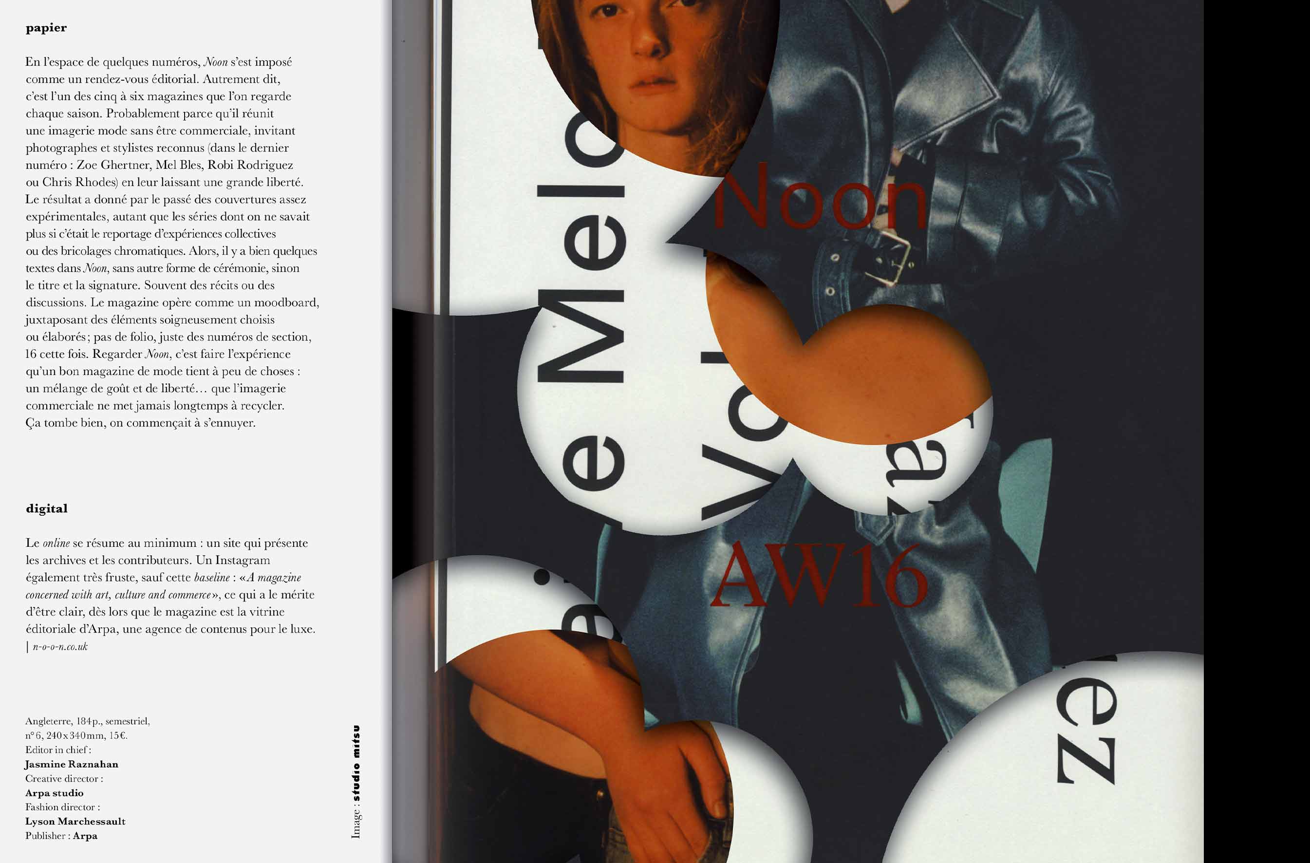 Studio Mitsu for Magazine Magazine numero 27.
Artwork, editorial design, graphic design, collage, digital collage, layout, typography, fashion, art direction.
