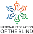 The logo for the Nonprofit Charity Partner National Federation of the Blind