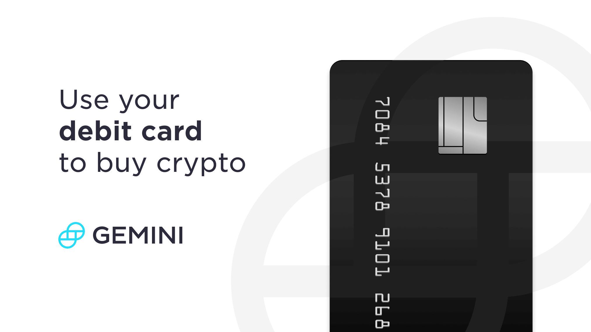 Gemini Introduces Debit Card Support | Gemini