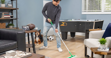 Swiffer How to Protect Hardwood Floors from Scratches and Dust ADP 460x240 v2