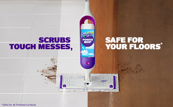 Scrubs tough messes, safe for your floors; safe for all finished surfaces